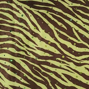 Zebra Polyester Fabric